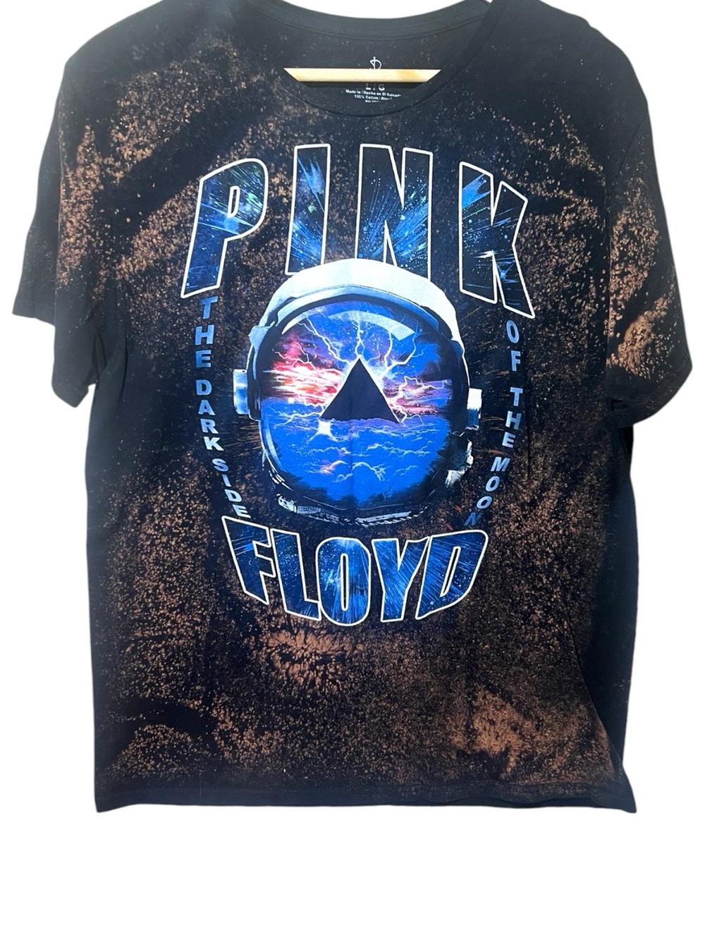 Pink Floyd Grunge Thrashed Graphic Band Tee Dark Side of the Moon